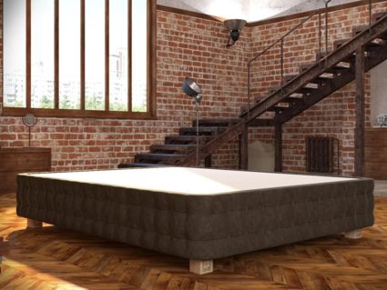 Кровать Mr.Mattress Twin Box велюр Toffee 276