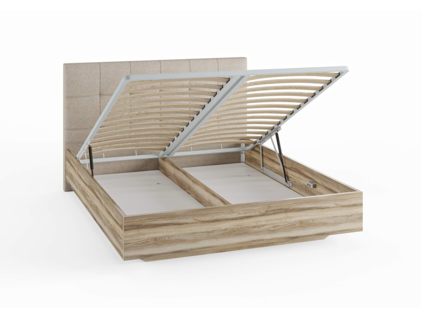 Кровать Сонум Vena Ясмунд + Рогожка Льняная (с подъемным механизмом) 200х190