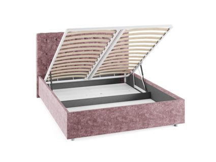 Кровать Сонум Florence Кашемир Розовый (с подъемным механизмом) 200х200