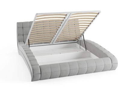 Кровать Сонум Milano Кашемир Латте (с подъемным механизмом) 200х200