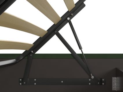 Кровать Lonax Милана велюр Dolly-2 (с подъемным механизмом) 180х200