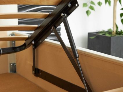 Кровать Димакс Лероса Крем с подъемным механизмом 200х190