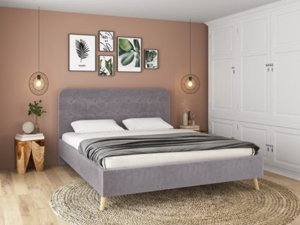 Кровать Sontelle Style Kipso Malta grey 239