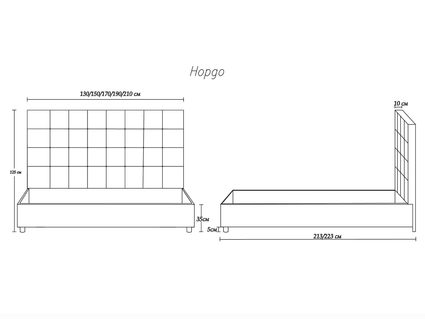 Кровать Димакс Нордо Агат с подъемным механизмом 140х190