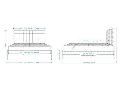 Кровать Lonax Аврора велюр Dolly-2 120х200