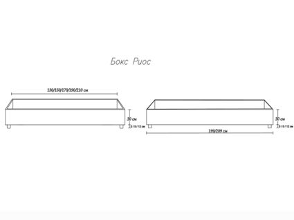Кровать Димакс Риос Альбус 160х190