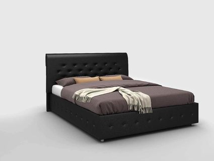 Кровать Sleeptek Premier 1 Экоожа Black 120х190